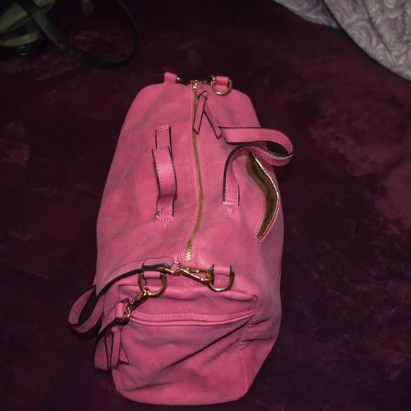 Pink Faux Leather Purse - Picture 9 of 14